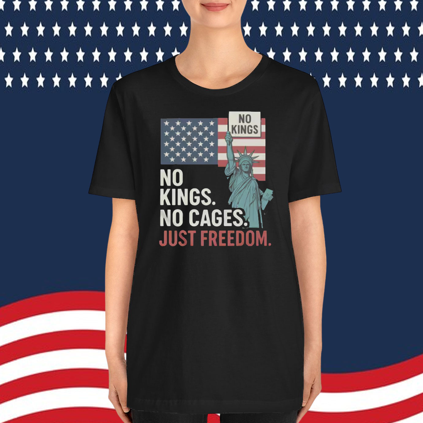 No Kings No Cages Just Freedom T-Shirt