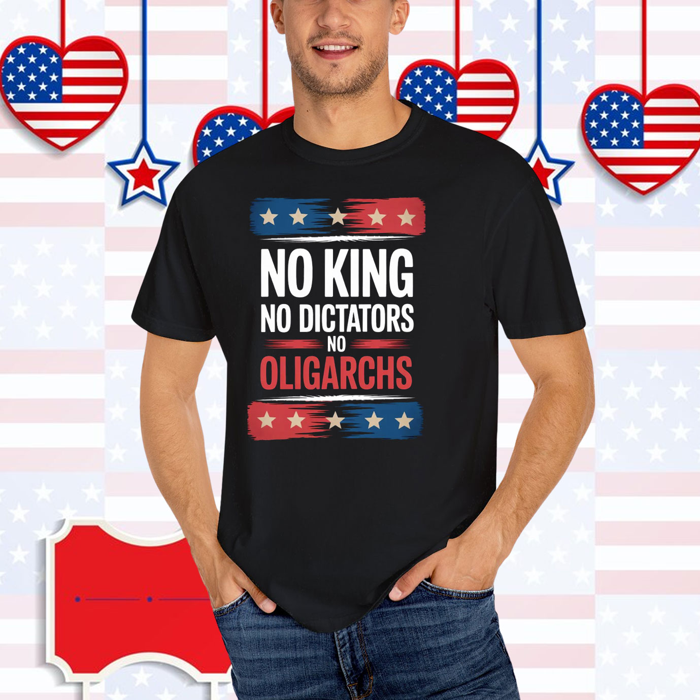 No Kings No Dictators No Oligarchs 2025 T-Shirt