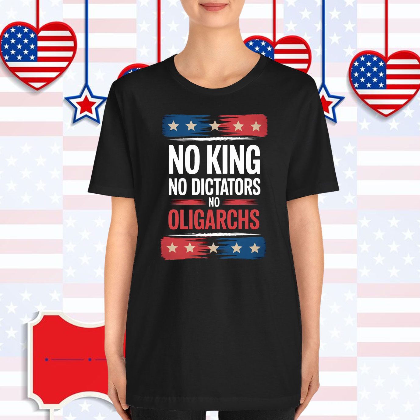 No Kings No Dictators No Oligarchs 2025 T-Shirt