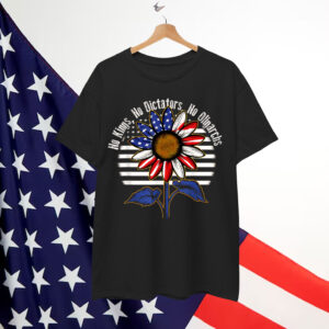 No Kings No Dictators No Oligarchs In America Retro Shirt