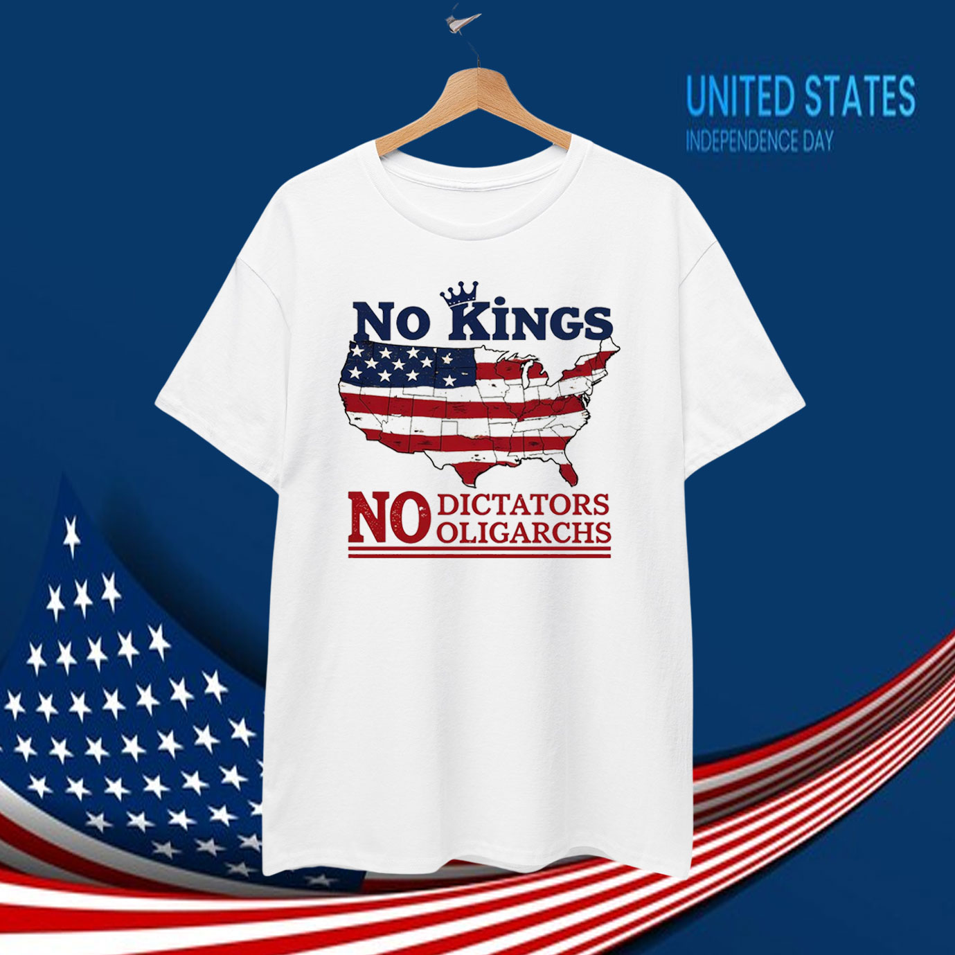 No Kings No Dictators Oligarchs T-Shirt