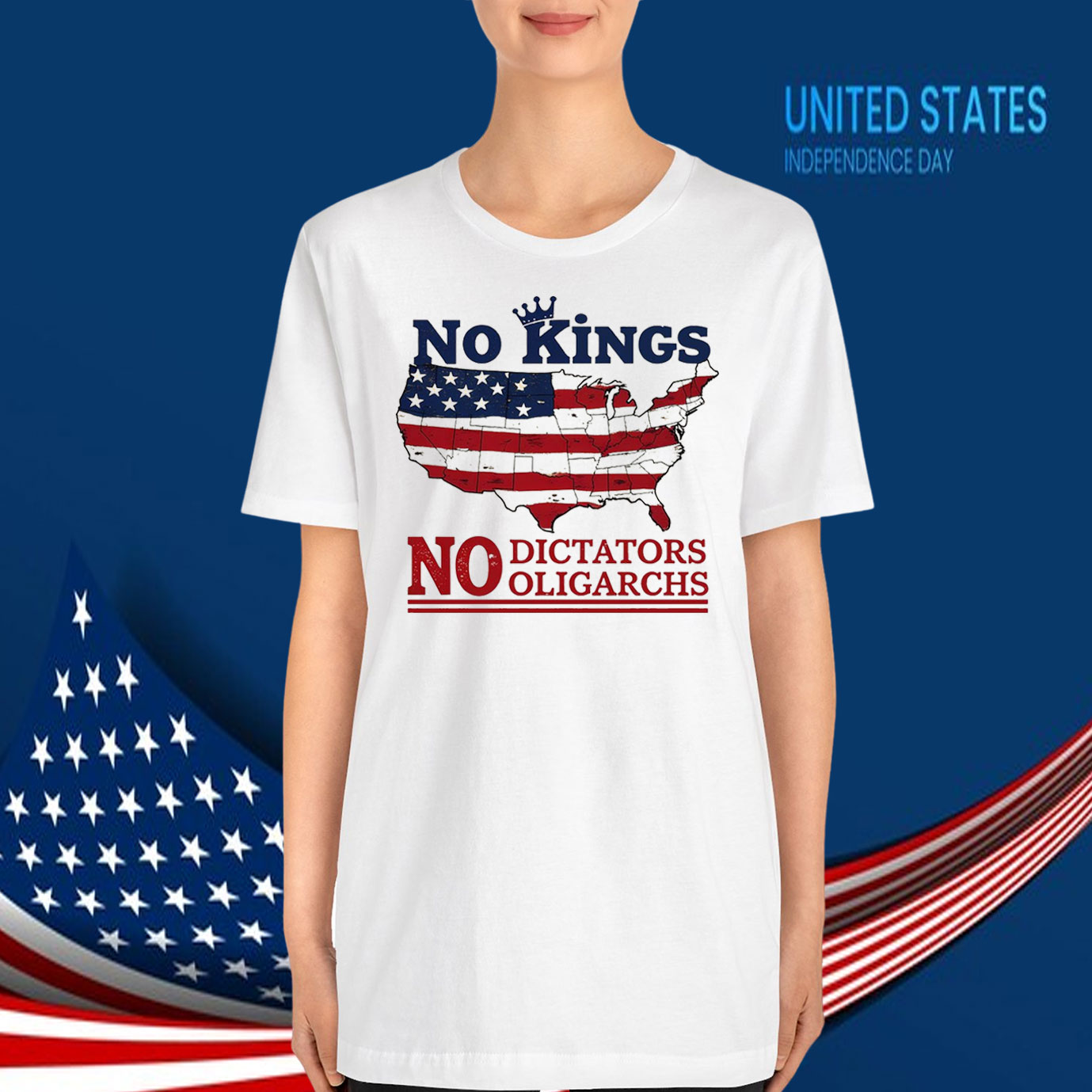No Kings No Dictators Oligarchs T-Shirt