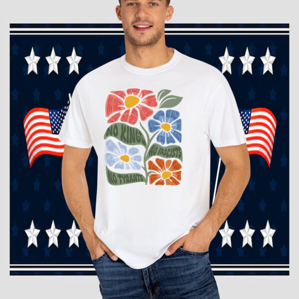 No Kings No Fascists No Tyrants No Nazis Anti Trump T-Shirt