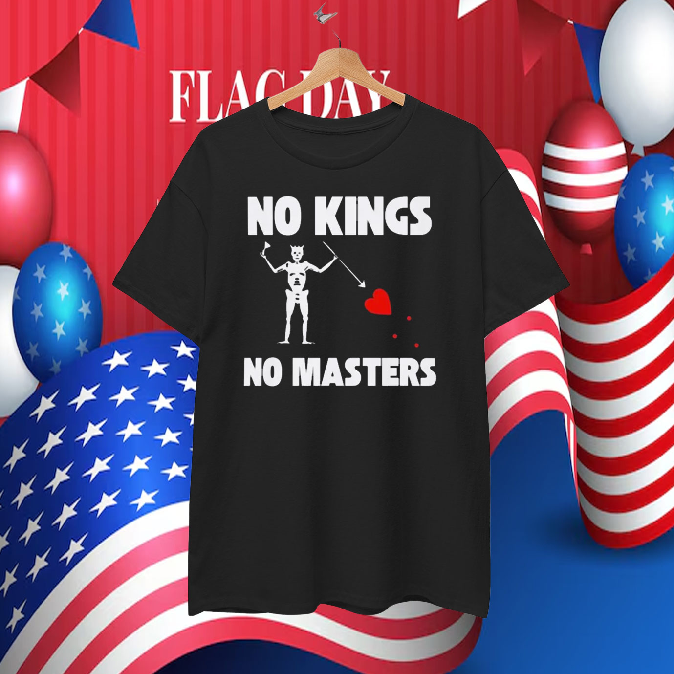 No Kings No Masters T-Shirt