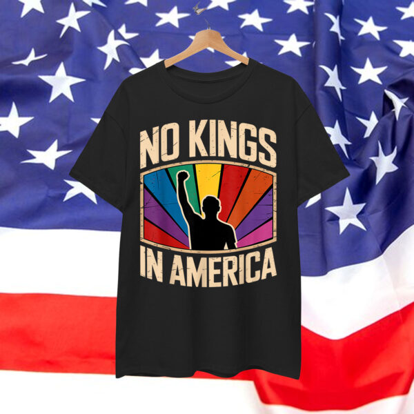 No Kings Nope Vintage Pride Month Shirt