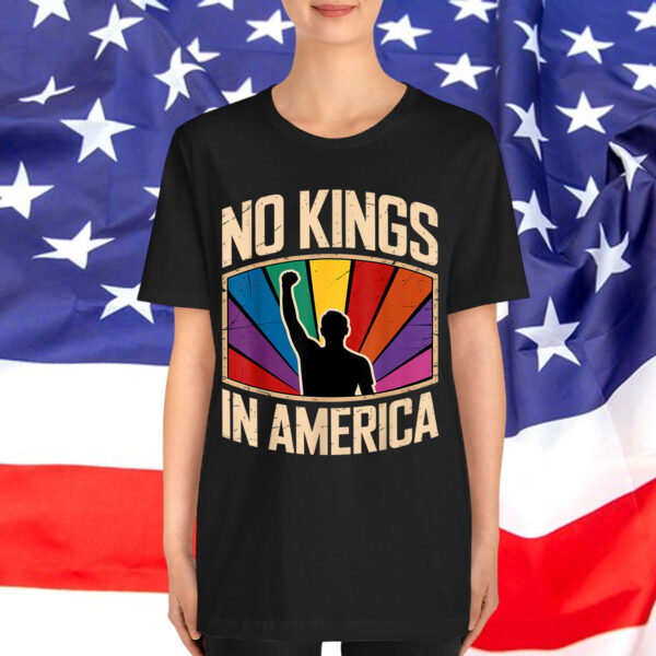 No Kings Nope Vintage Pride Month Shirt