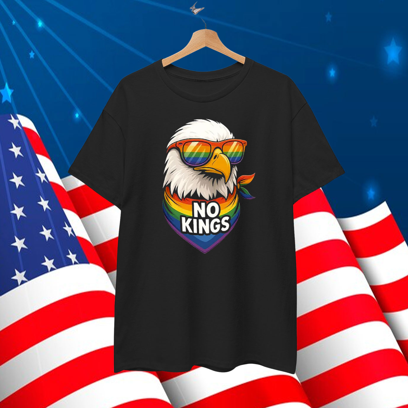 No Kings Pride Eagle T-Shirt