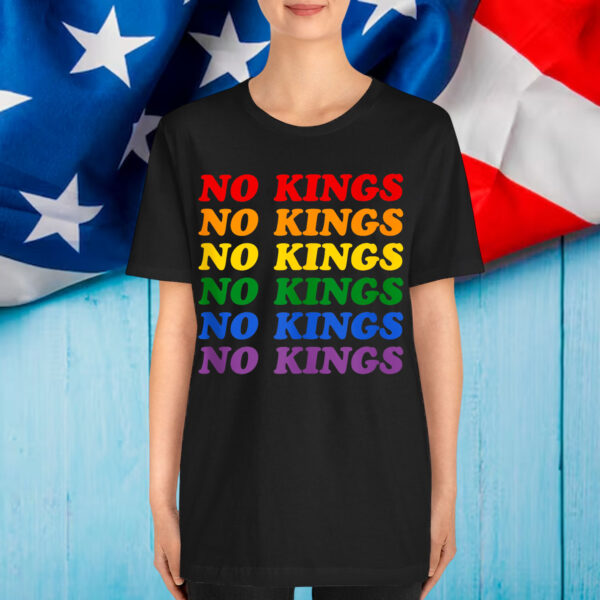 No Kings Pride LGBT Rainbow Grocery Bag Inspired Shirt