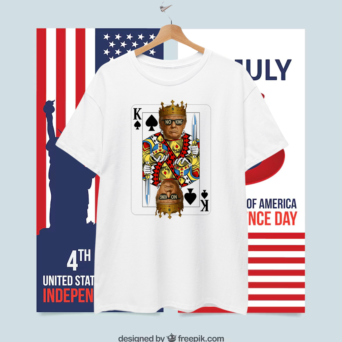No Kings Protest T-Shirt