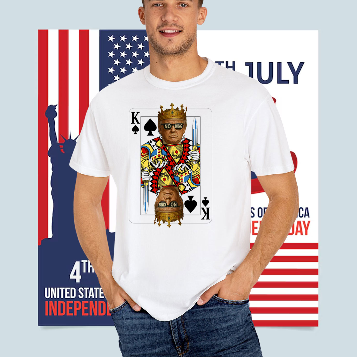 No Kings Protest T-Shirt