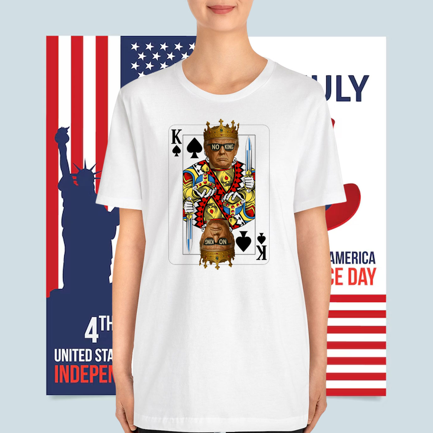 No Kings Protest T-Shirt