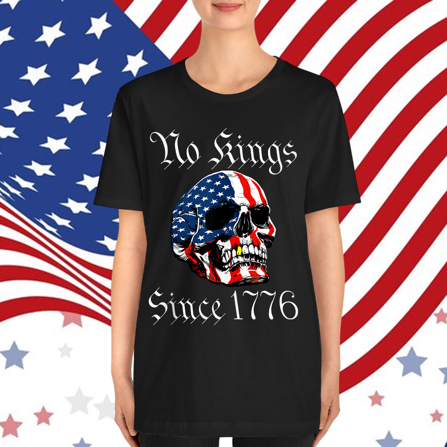 No Kings Since 1776 American USA Freedom Shirt