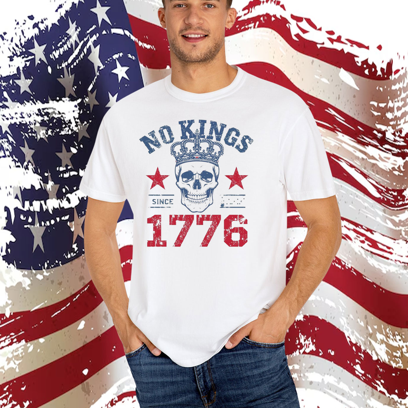 No Kings Since 1776 T-Shirt
