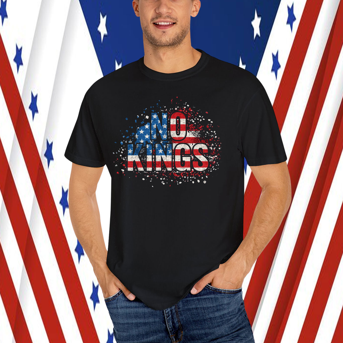 No Kings USA T-Shirt
