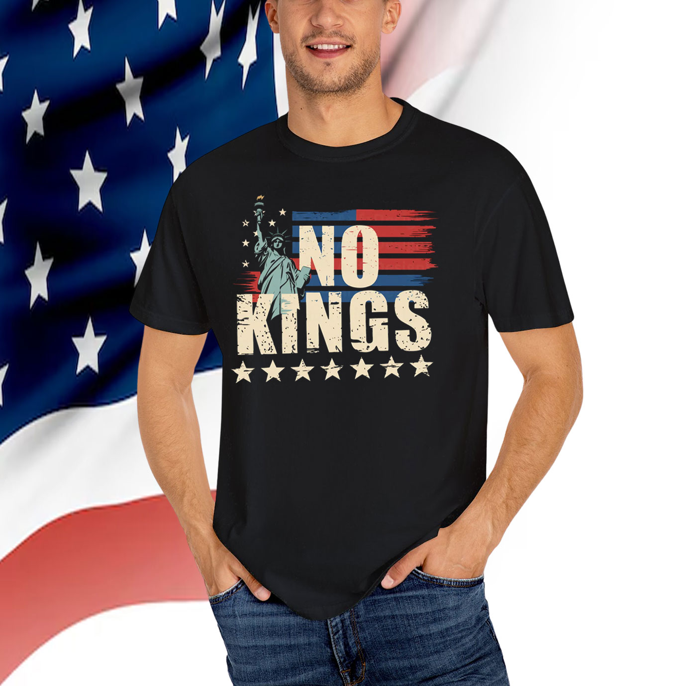 No Kings in America 2025 T-Shirts