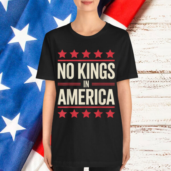 No Kings in America Flag Save Democracy Shirt