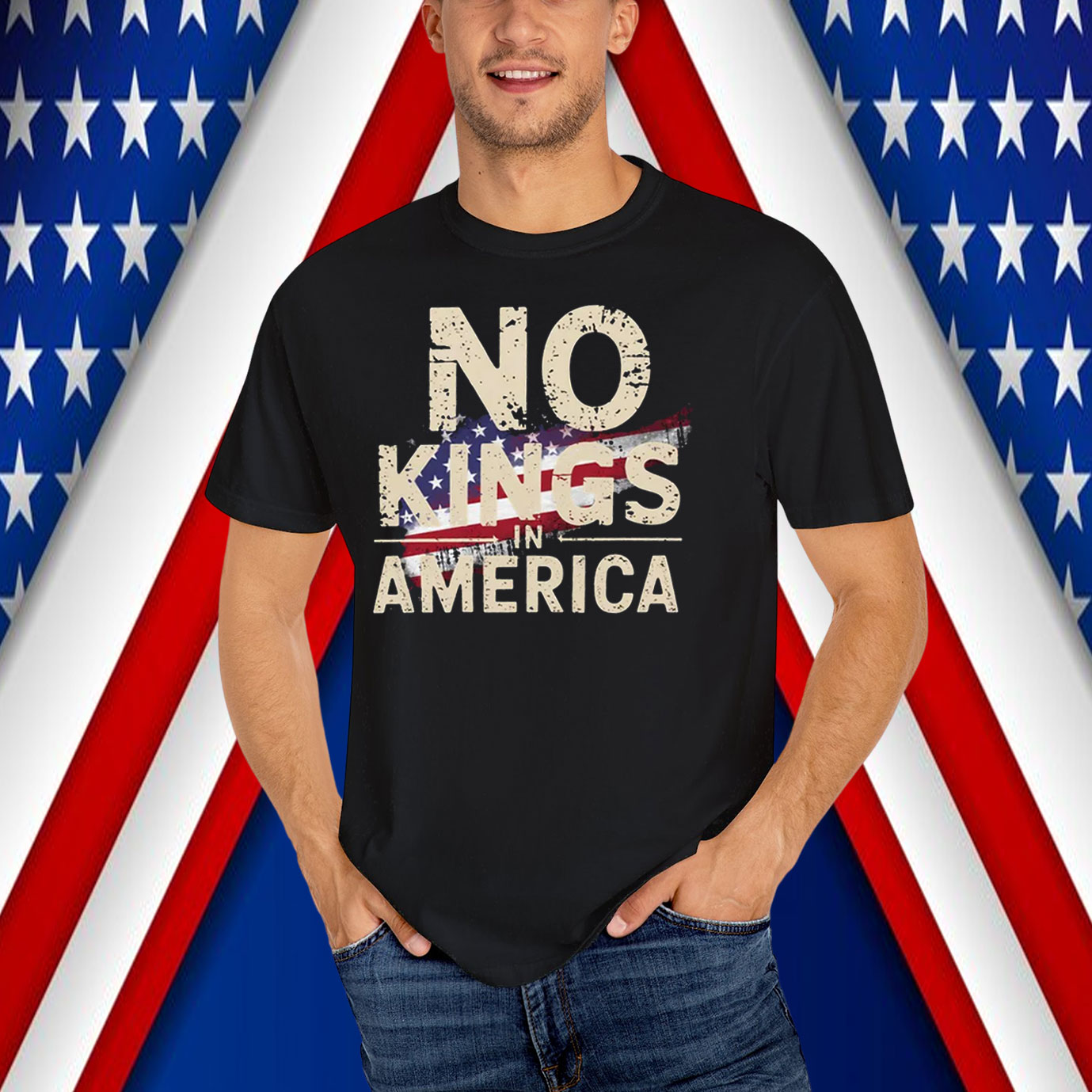 No Kings in America T-Shirt