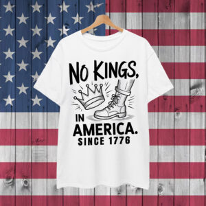 No Kings in America Since 1776 Crown Shirt