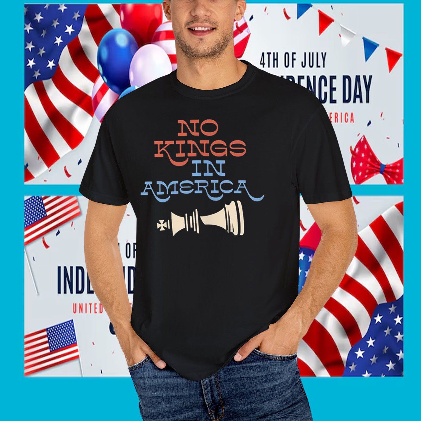 No Kings in America Unisex Shirt