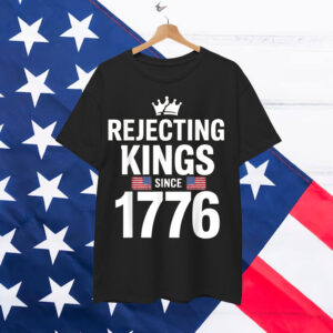 No Kings in America Patriotic Shirt