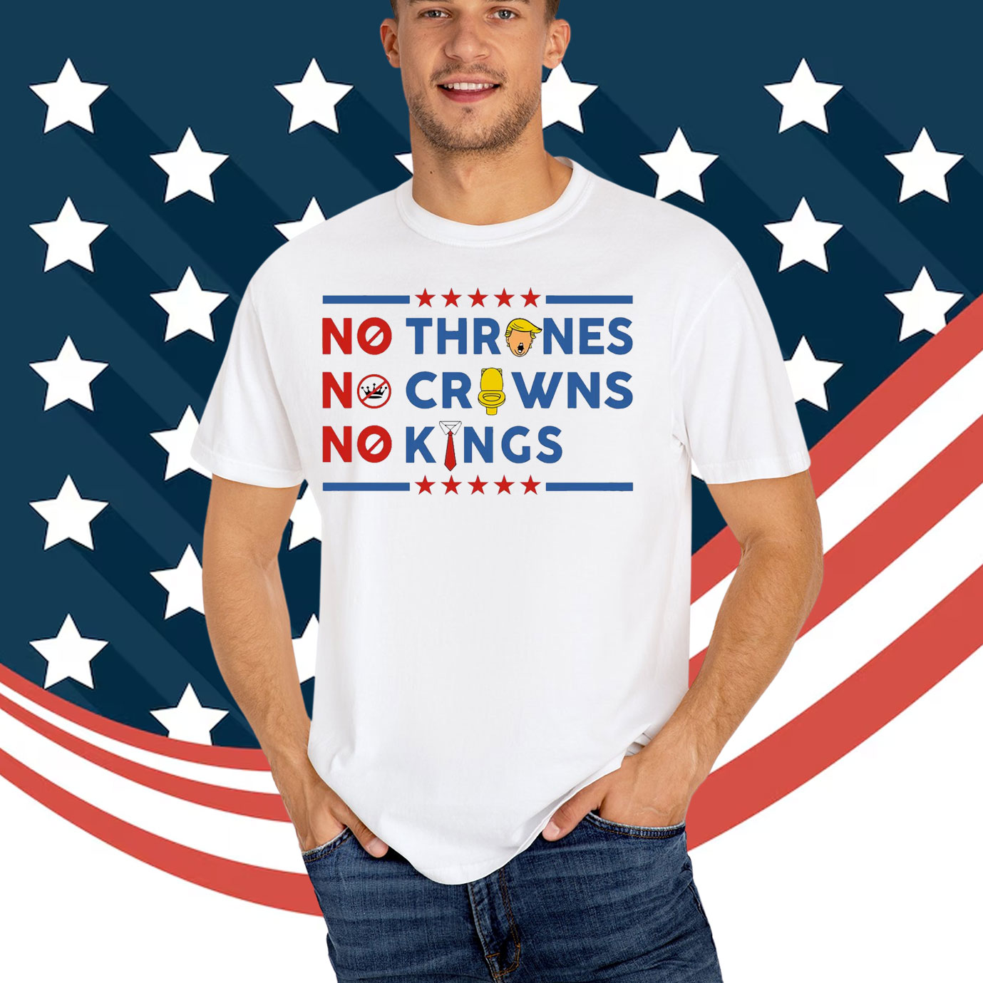 No Thrones No Crowns No Kings T-Shirt
