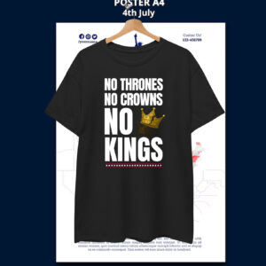 NoThrones No Crowns No Kings T-Shirt