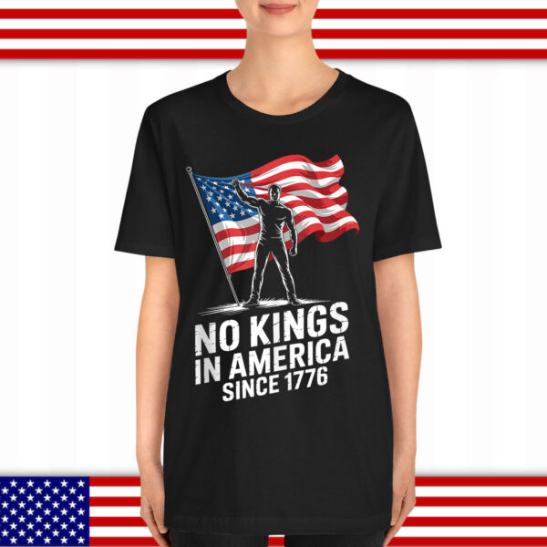 Patriotic USA American 4th Of July No Kings Shirt