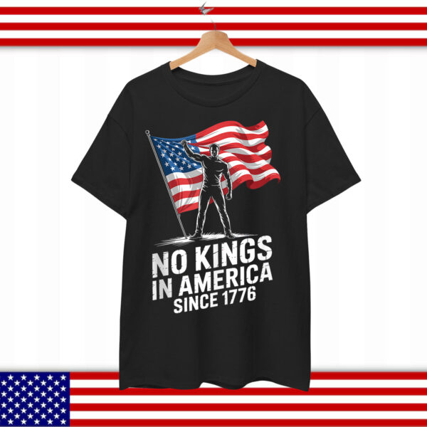 Patriotic USA American 4th Of July No Kings Shirt
