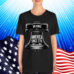 Patriotic USA Liberty Bell 4th No Kings In America Shirt