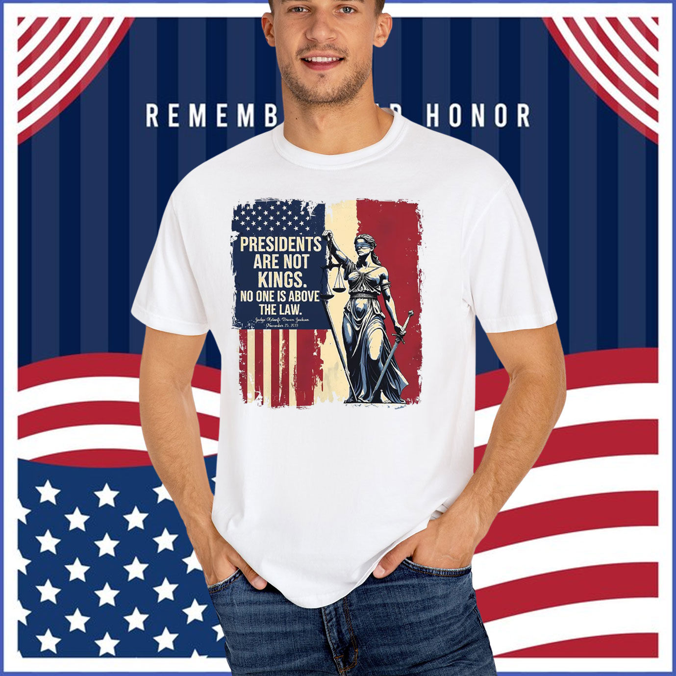 President Are Not Kings No One Is Above The Law T-Shirts