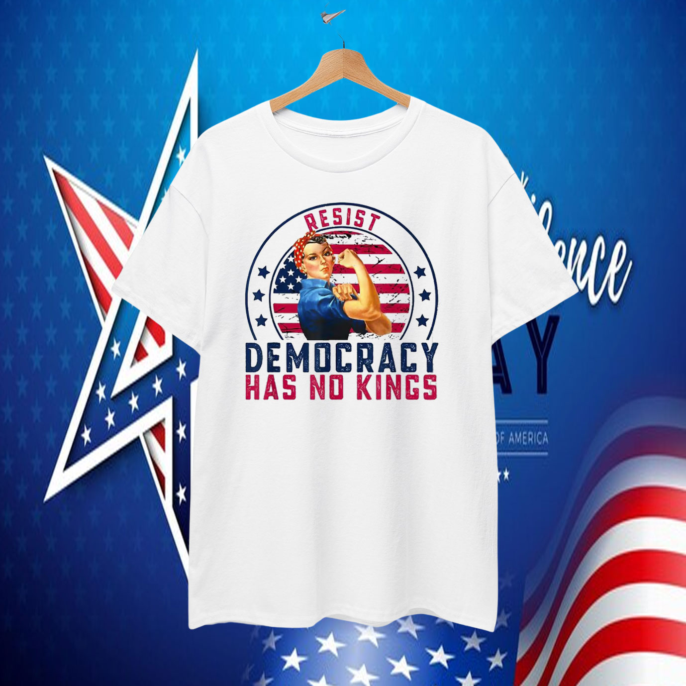 Resist Democracy Has No Kings T-Shirt