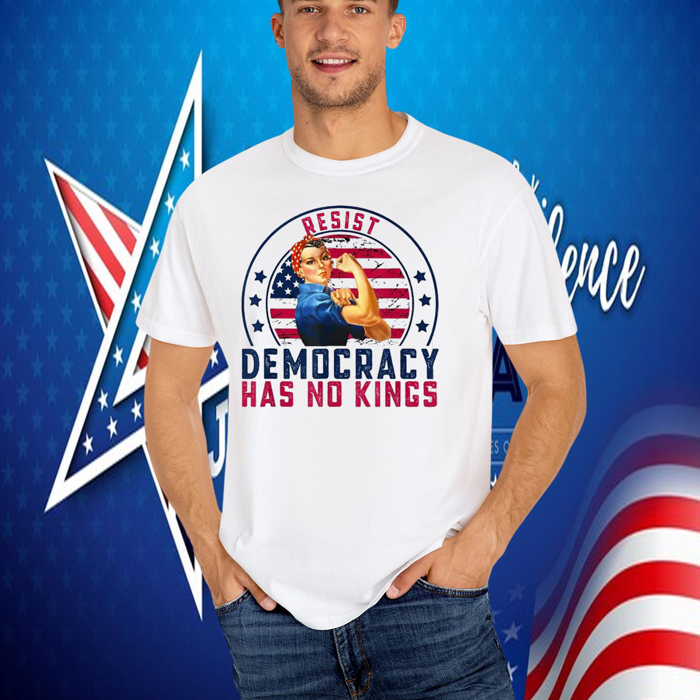 Resist Democracy Has No Kings T-Shirt