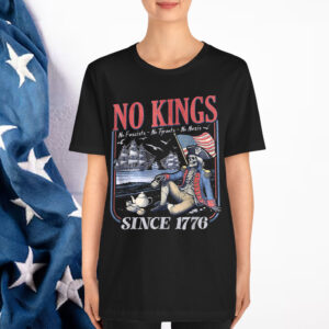 Retro No Kings No Fascists No Tyrants No Nazis Since Shirt