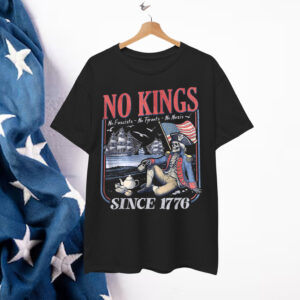 Retro No Kings No Fascists No Tyrants No Nazis Since Shirt