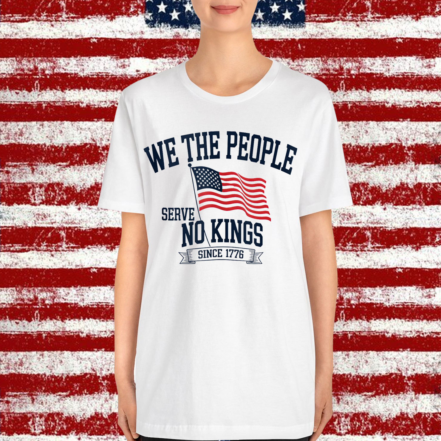 The People Patriotic Political No Kings in America Shirt