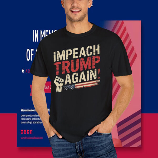 Vintage Impeach Trump Again! T-Shirt