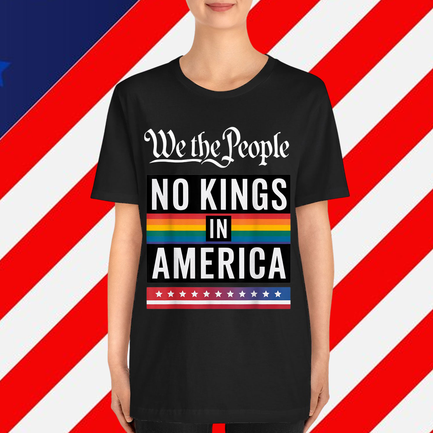 We The People No Kings In America Anti Trump Shirt