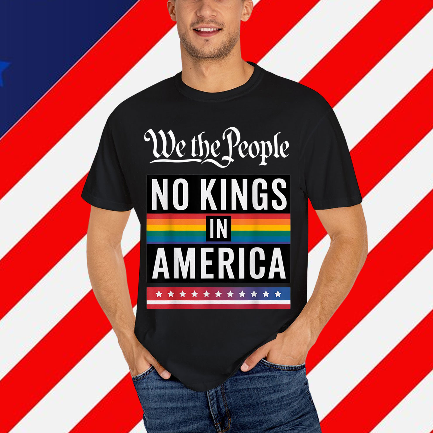 We The People No Kings In America Anti Trump Shirt