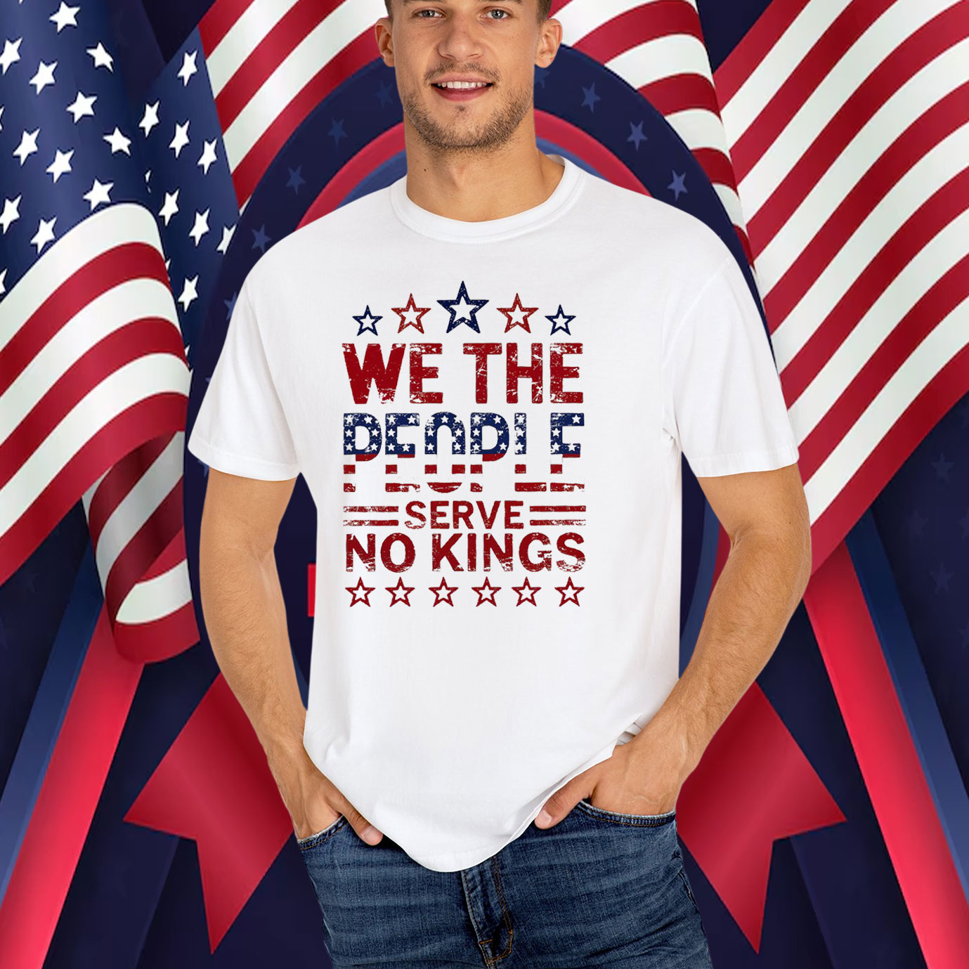We The People Serve No Kings In America T-Shirts