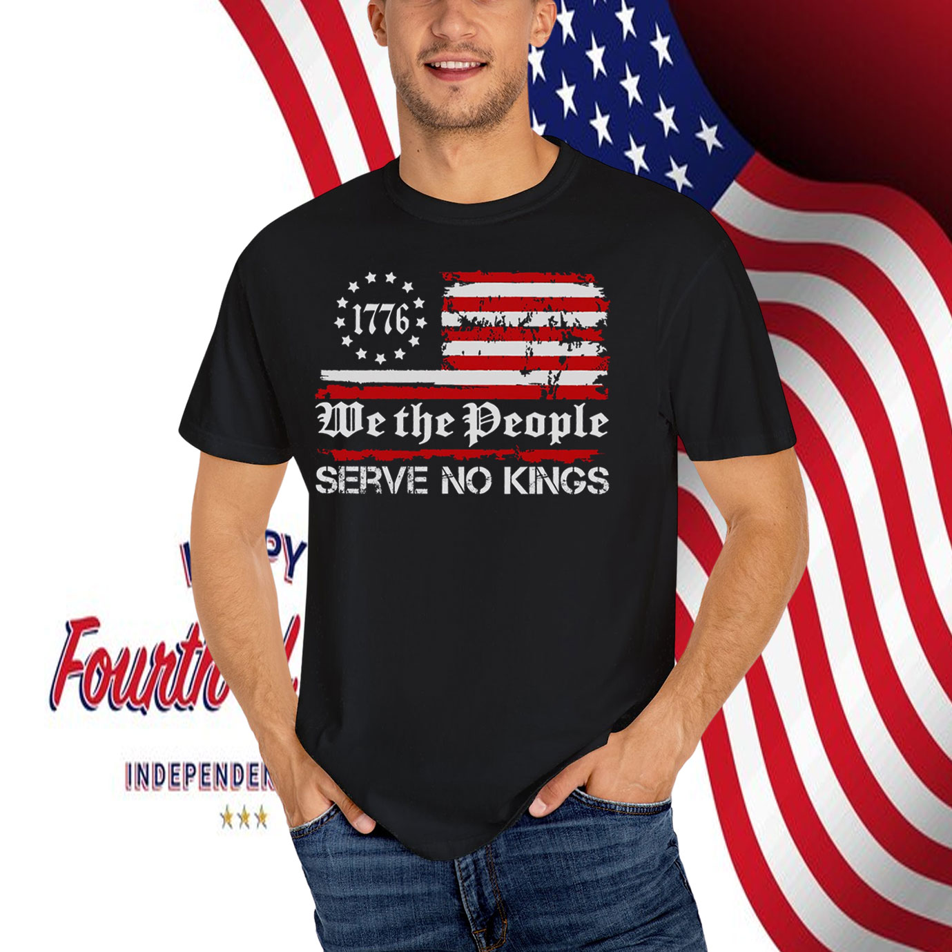 We The People Serve No Kings T-Shirts
