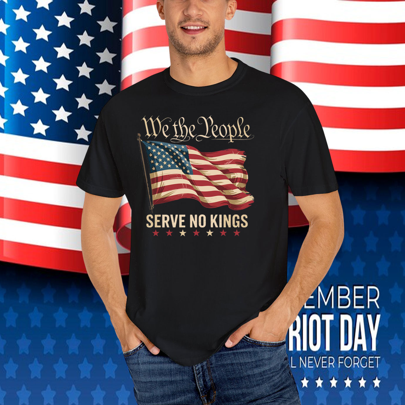 We The People Seve No Kings T-Shirt
