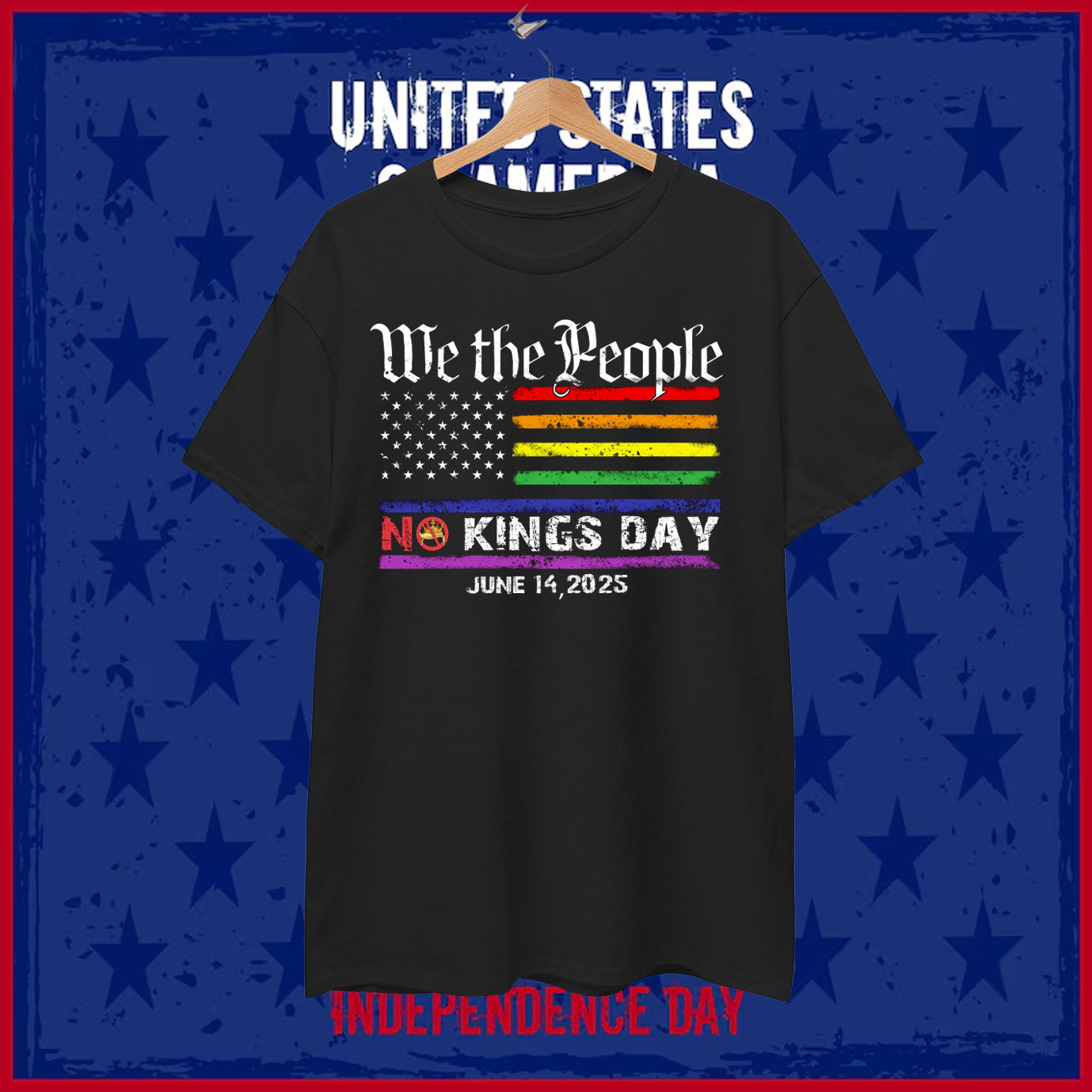 We the People No Kings Day June 14,2025 T-Shirt