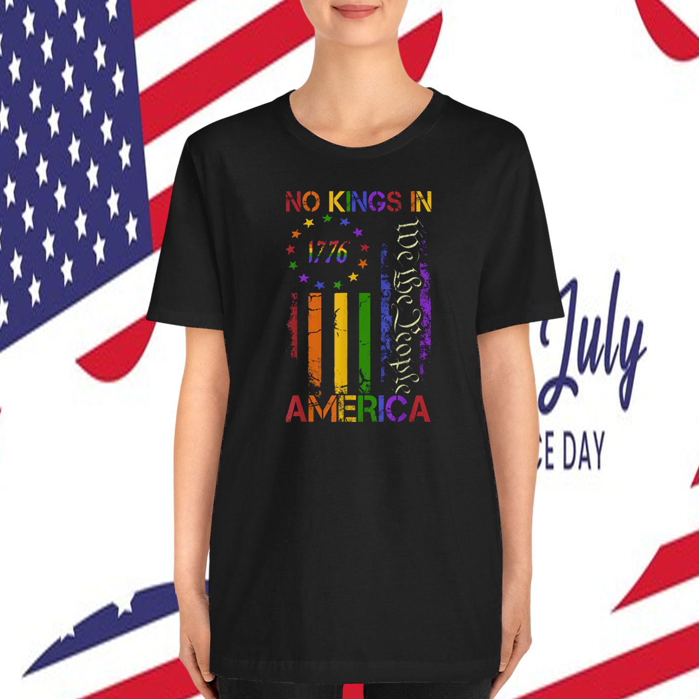 We the People No Kings in America 1776 T-Shirt