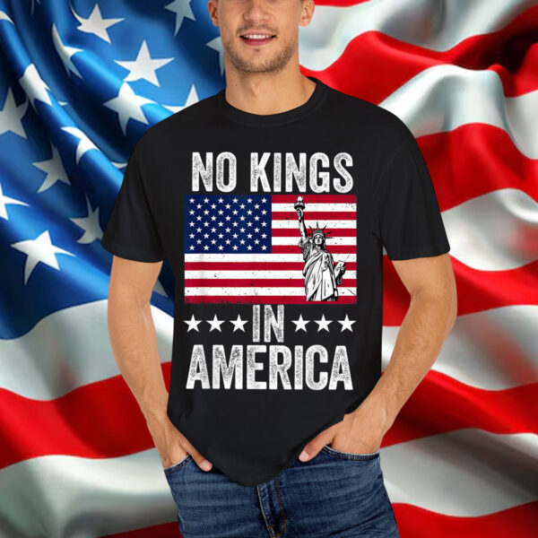 No Kings In America Protest Democracy Angry Shirt