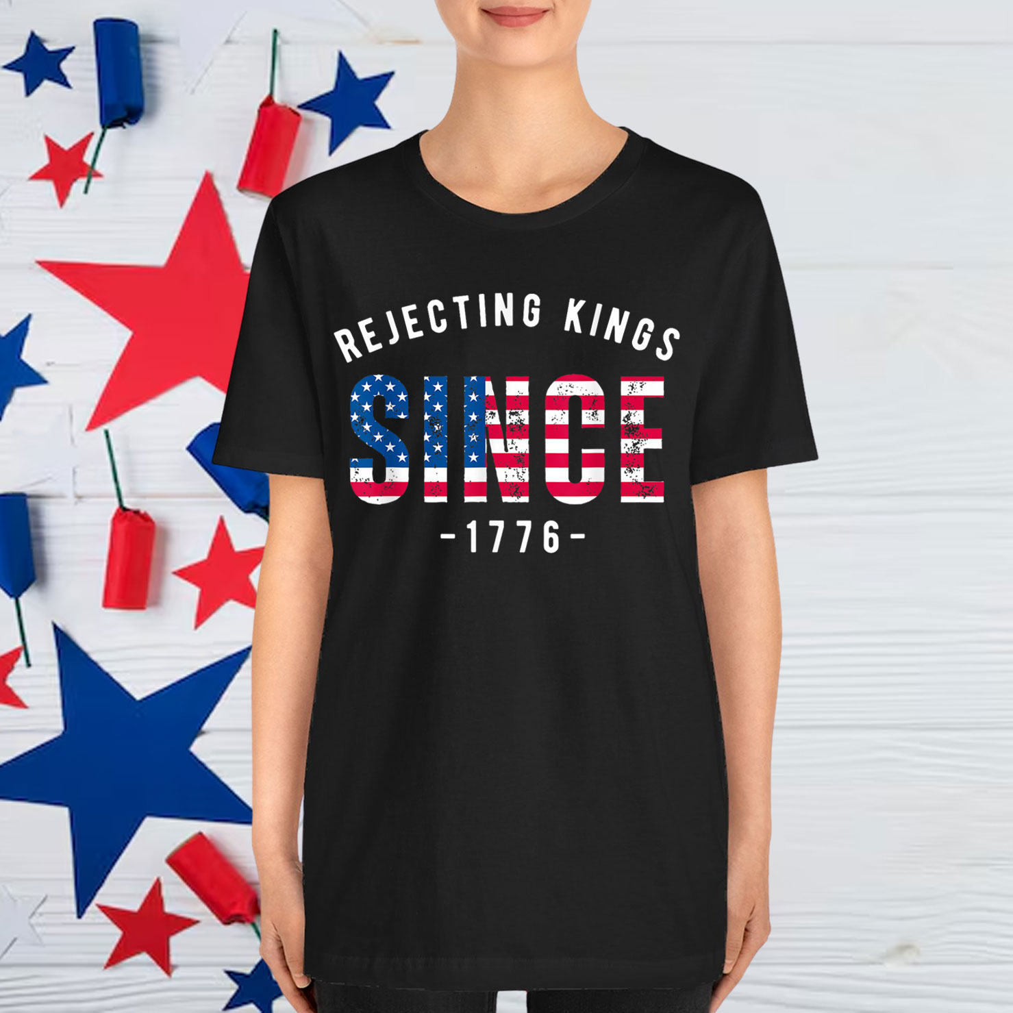 No Kings Rejecting Kings Since 1776 In America Shirt