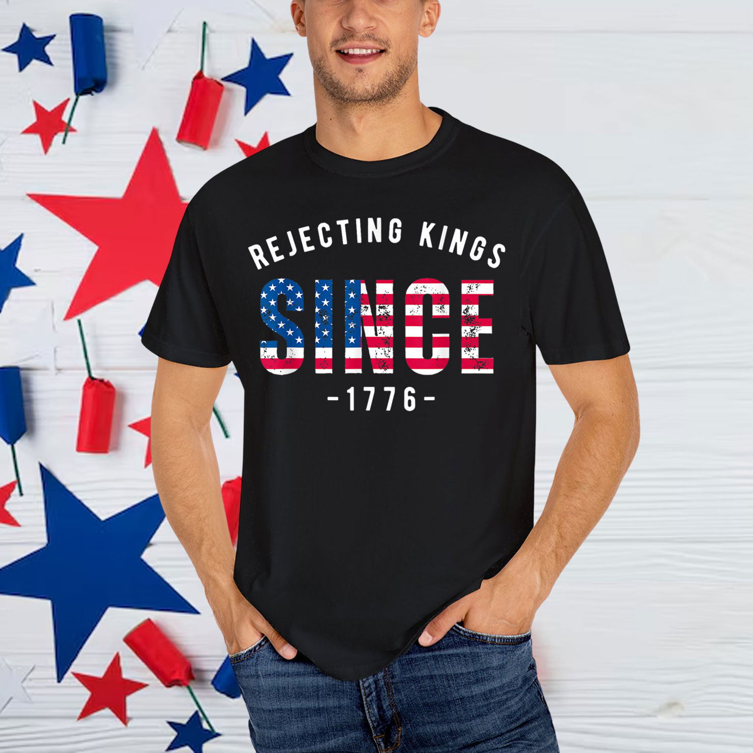 No Kings Rejecting Kings Since 1776 In America Shirt
